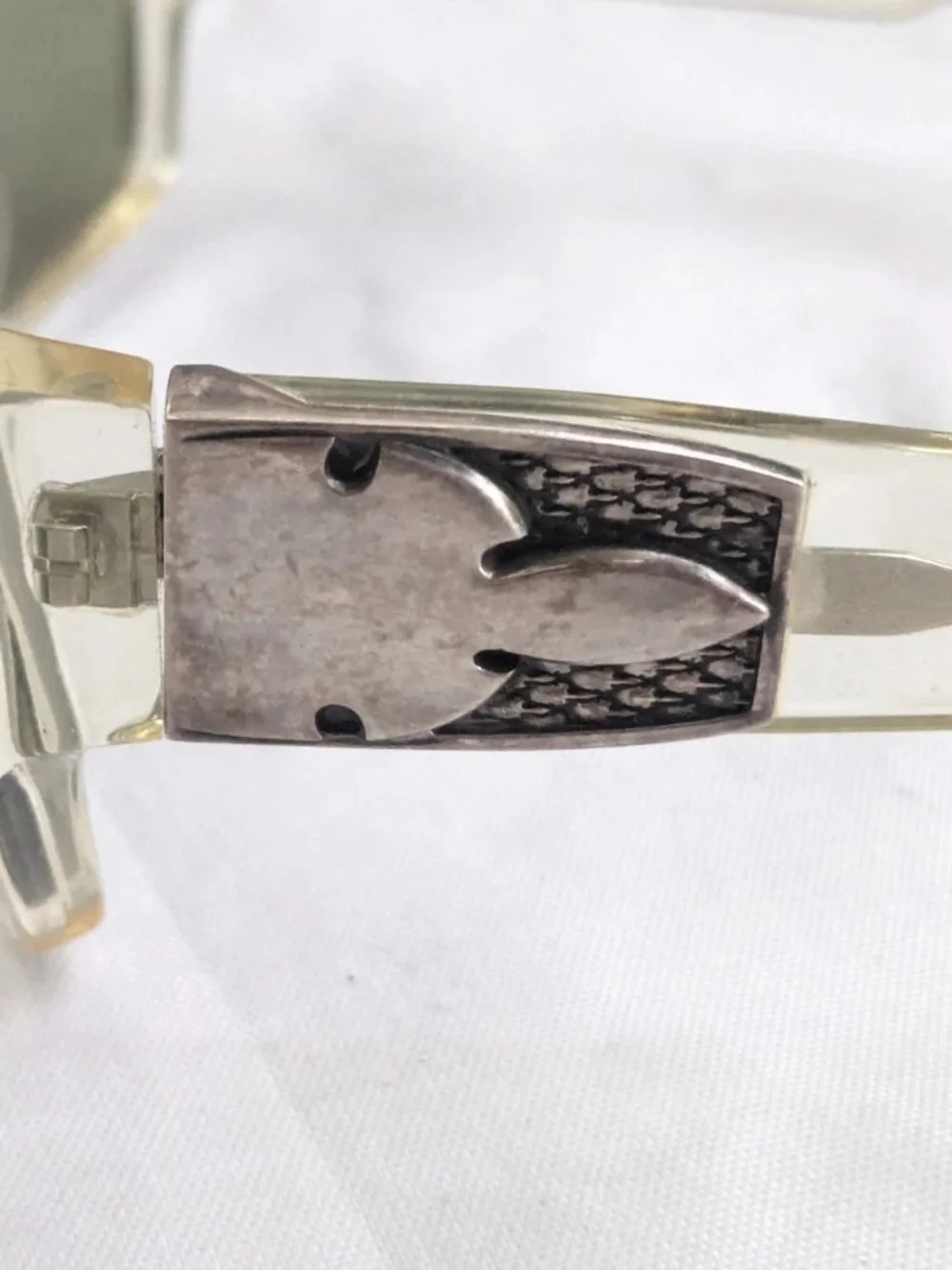 Chrome Hearts G Money Sunglasses Green Clear Rectangle